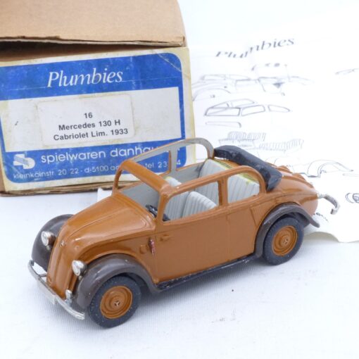Western Models 1:43 Plumbies 16 Mercedes 130 H Cabriolet 1933 in OVP EX7953