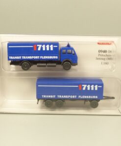 Wiking 1:160 N 094006 Mercedes Benz 1632 Pritschen-Lastzug 17111 in OVP EX6139