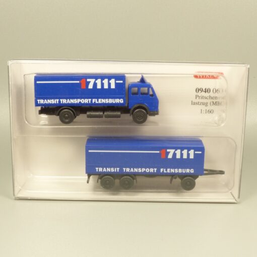 Wiking 1:160 N 094006 Mercedes Benz 1632 Pritschen-Lastzug 17111 in OVP EX6139
