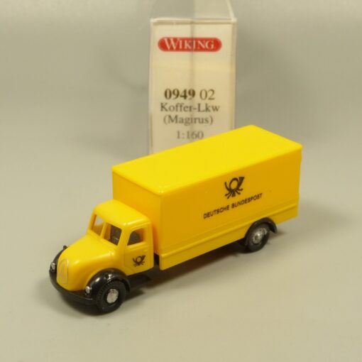 Wiking 1:160 N 094902 Magirus Koffer-LKW Deutsche Bundespost in OVP EX6224