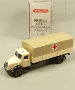 Wiking 1:160 N 094904 Magirus Pritschen-LKW DRK in OVP EX6231