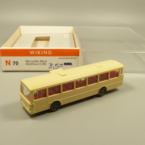 Wiking 1:160 N70 Mercedes Benz O 305 Stadtbus in OVP EX6123 – Bild 3