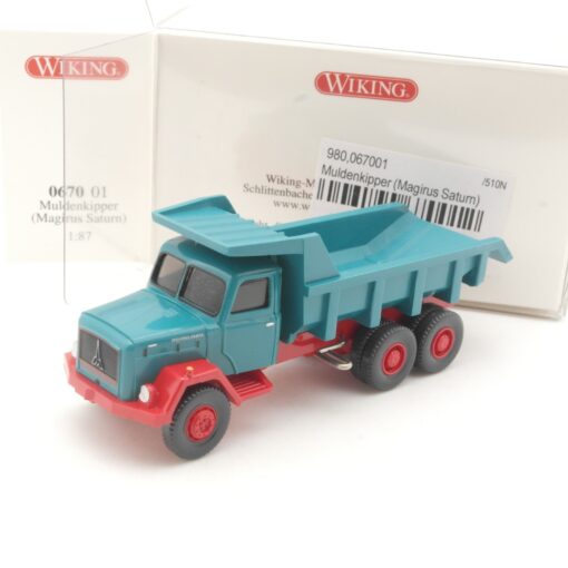 Wiking 1:87 0670 01 Magirus Saturn Mulden-Kipper in OVP RR3199