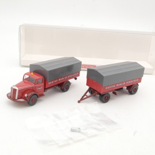 Wiking 1:87 085905 MB L 6600 Hängerzug Gustav Mauler in OVP RR3304