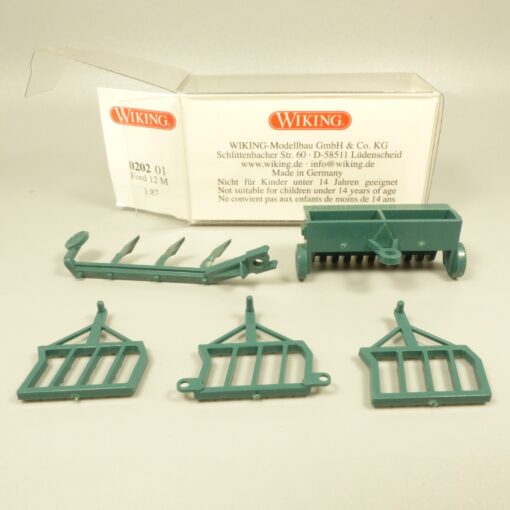Wiking 1:87 1385 Anbaugeräte MB Trac Geräte Zubehör in EVP EX7349 – Bild 3