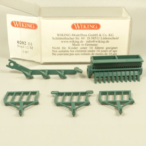 Wiking 1:87 1385 Anbaugeräte MB Trac Geräte Zubehör in EVP EX7349