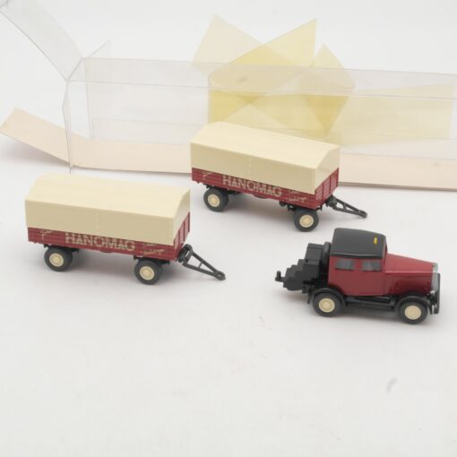 Wiking 1:87 27850 Hanomag ST 100 + 2 Anhänger in OVP RR3389 – Bild 3