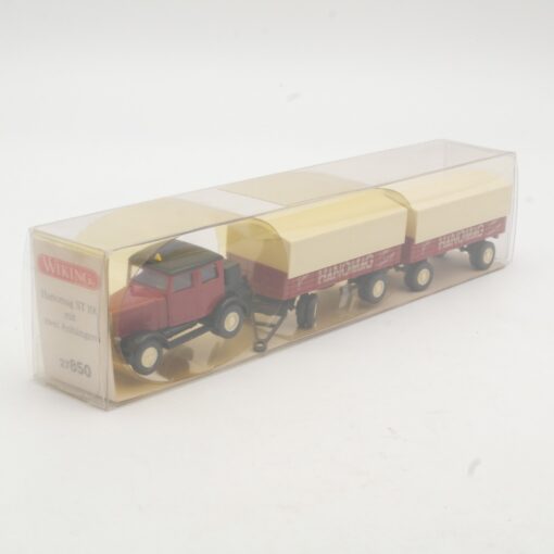 Wiking 1:87 27850 Hanomag ST 100 + 2 Anhänger in OVP RR3389 – Bild 4