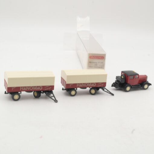Wiking 1:87 27850 Hanomag ST 100 mit zwei Anhängern in OVP RR1139 – Bild 3