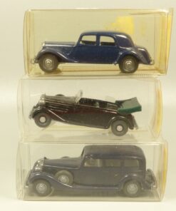 Wiking 1:87 3er-Pack ältere PKW Modelle Oldtimer in OVP EX6010