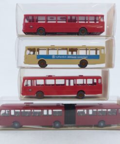 Wiking 1:87 4er-Pack diverse Bus Modelle siehe Bilder in OVP EX7059