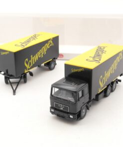 Wiking 1:87 573 03 36 MAN Wechselkofferlastzug Schweppes in OVP RA8021