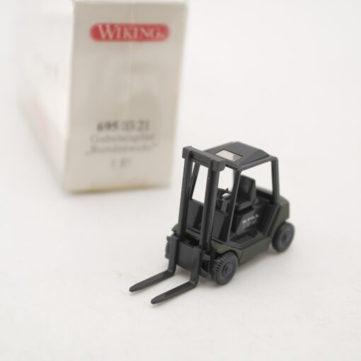 Wiking 1:87 6950321 Gabelstapler Bundeswehr in OVP RR1771 – Bild 3