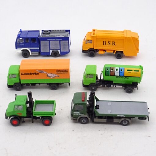 Wiking 1:87 6er-Pack diverse LKW Modelle in Tüte siehe Bilder o. EX6988