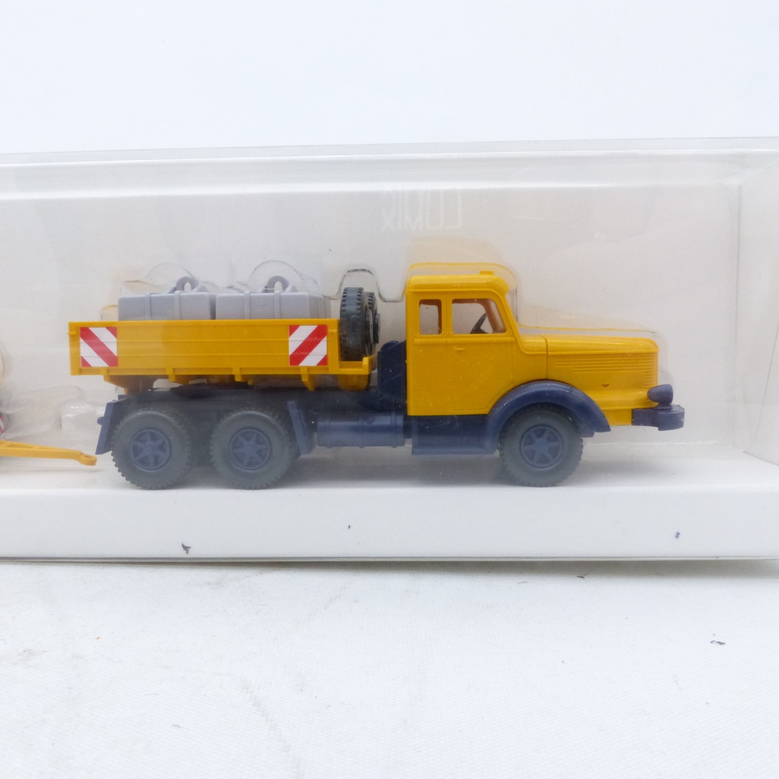 Wiking 1:87 8514048 Krupp Titan mit Scheuerle-Tieflader gelb in OVP EX8445 – Bild 3