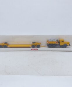 Wiking 1:87 8514048 Krupp Titan mit Scheuerle-Tieflader gelb in OVP EX8445