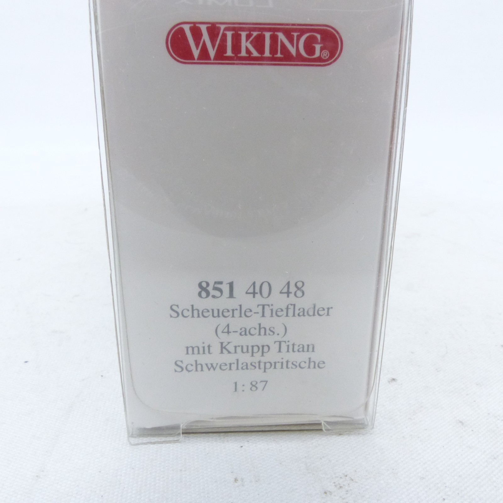 Wiking 1:87 8514048 Krupp Titan mit Scheuerle-Tieflader gelb in OVP EX8445 – Bild 5
