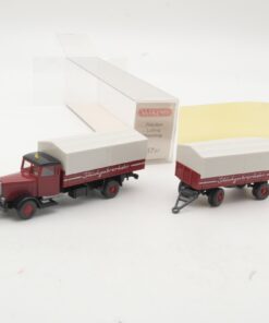 Wiking 1:87 85727 Hanomag Pritschen Lastzug Stückgutverkehr in OVP RR1143