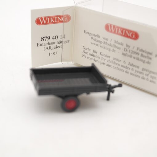 Wiking 1:87 879 40 14 Allgaier Einachsanhänger in OVP RR1815 – Bild 3