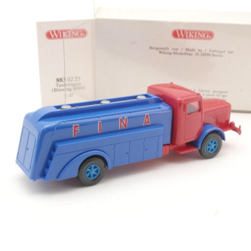 Wiking 1:87 8830225 Büssing 8000 Tankwagen Fina in OVP QR6425 – Bild 3