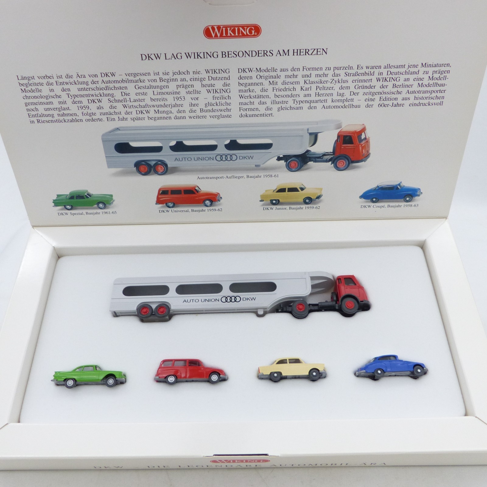 Wiking 1:87 9903955 DKW Die Legendäre Automobil Ära in OVP EX8492 – Bild 4