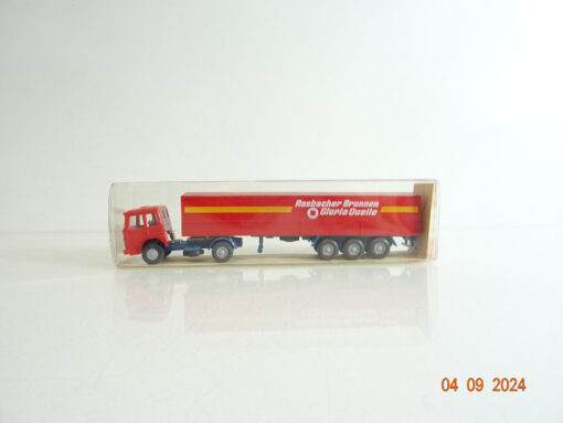 Wiking 1:87 H0 517 MAN Sattelzug Rosbacher Brunnen Gloria Quelle in OVP TF992