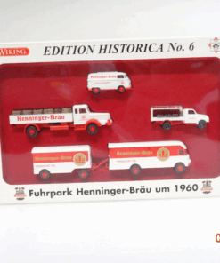 Wiking 1:87 H0 Edition Historica No. 6 Fuhrpark Henninger- Bräu in OVP TF1018
