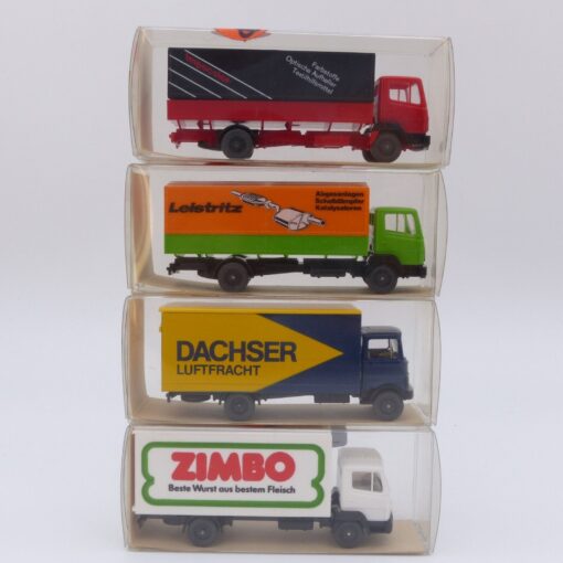Wiking 1:87 Mercedes Kleinlaster Modelle im 4er Pack in OVP EX3078 – Bild 3