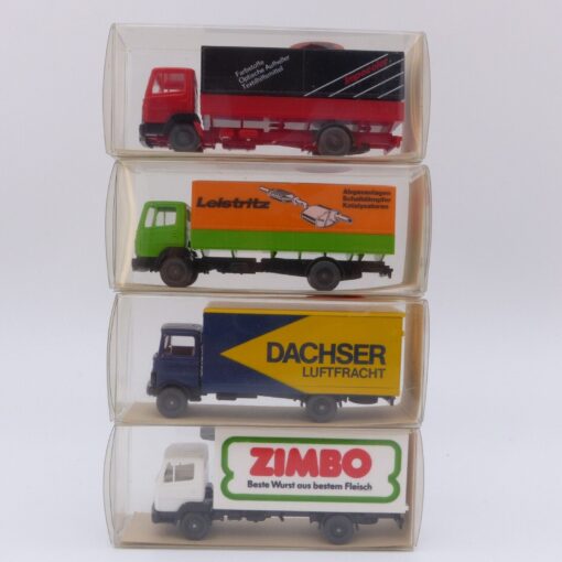 Wiking 1:87 Mercedes Kleinlaster Modelle im 4er Pack in OVP EX3078