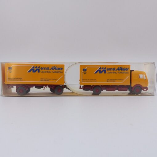 Wiking 1:87 Nr.: 459/227 Mercedes 1635 Hängerzug Ernst Maier, in OVP EX2744 – Bild 3