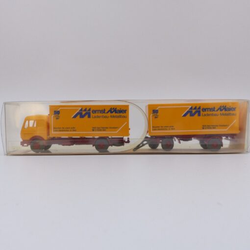 Wiking 1:87 Nr.: 459/227 Mercedes 1635 Hängerzug Ernst Maier, in OVP EX2744