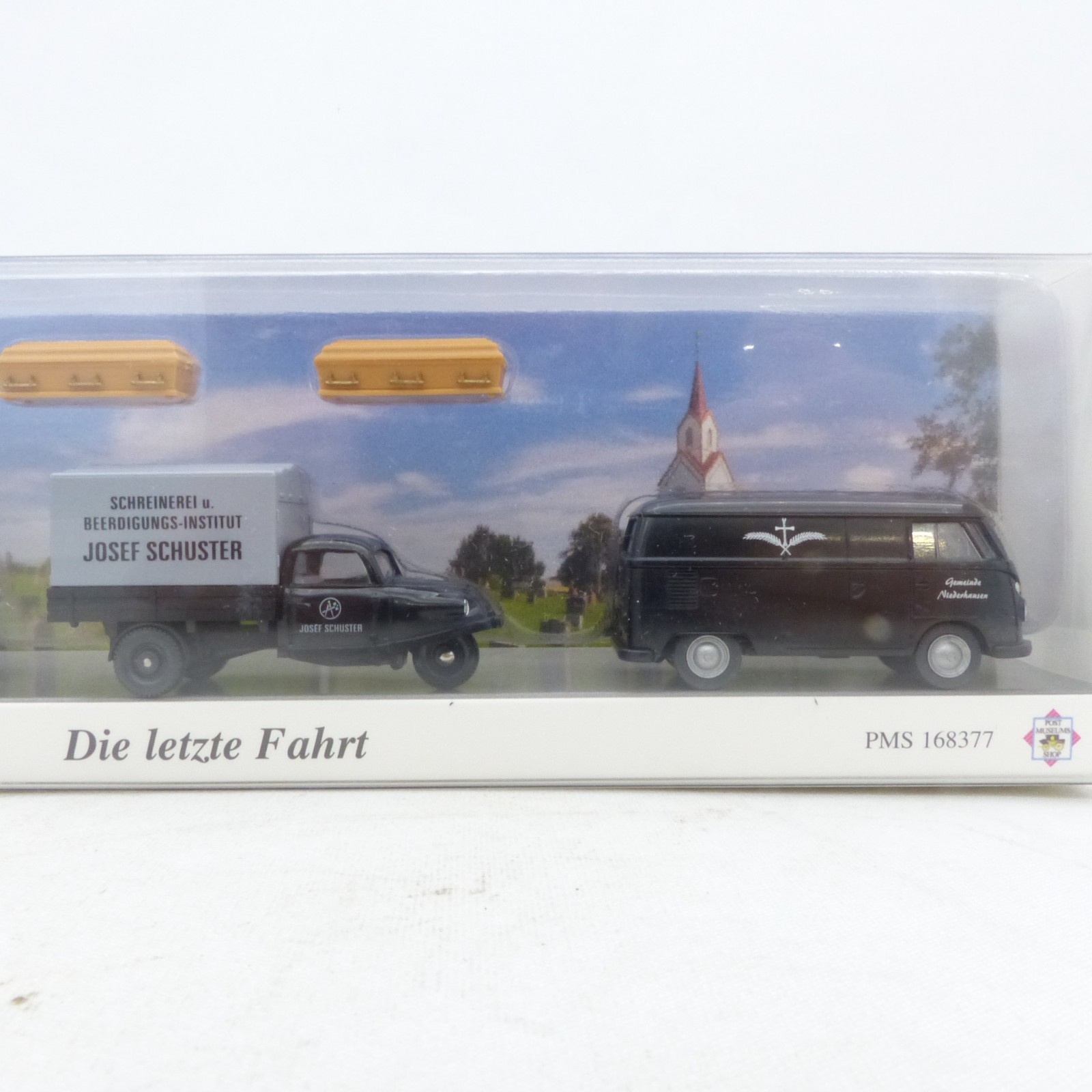 Wiking 1:87 PMS 168377 Die letzte Fahrt - Beerdigungs Modelle in OVP EX8451 – Bild 3