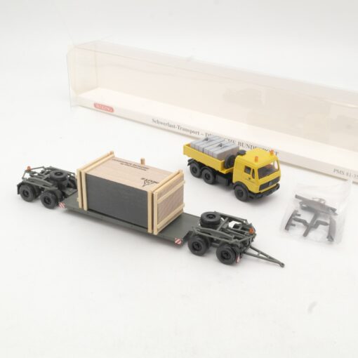 Wiking 1:87 PMS 81-35 MB 3850 S Scheuerle Tieflader Schwerlast in OVP RR3354