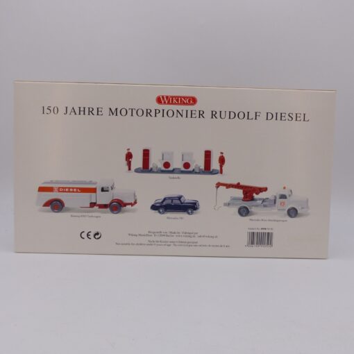 Wiking 1:87 Set 09905950 150 Jahre Motorpionier Rudolf Diesel in OVP EX6423 – Bild 3