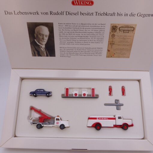 Wiking 1:87 Set 09905950 150 Jahre Motorpionier Rudolf Diesel in OVP EX6423 – Bild 4