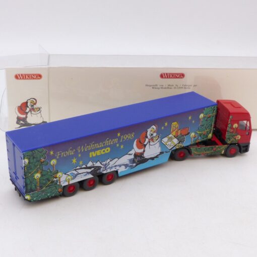Wiking 1:87 SoMo.: Iveco EuroStar Sattelzug Weihnachten 1998, in OVP EB8464 – Bild 3