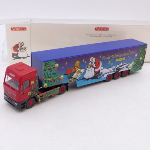 Wiking 1:87 SoMo.: Iveco EuroStar Sattelzug Weihnachten 1998, in OVP EB8464