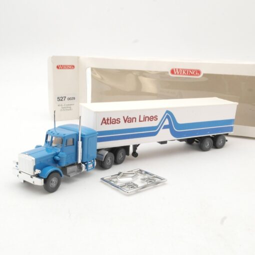 Wiking 1:87 US Truck Sattelzug Atlas van Lines in OVP QR9907