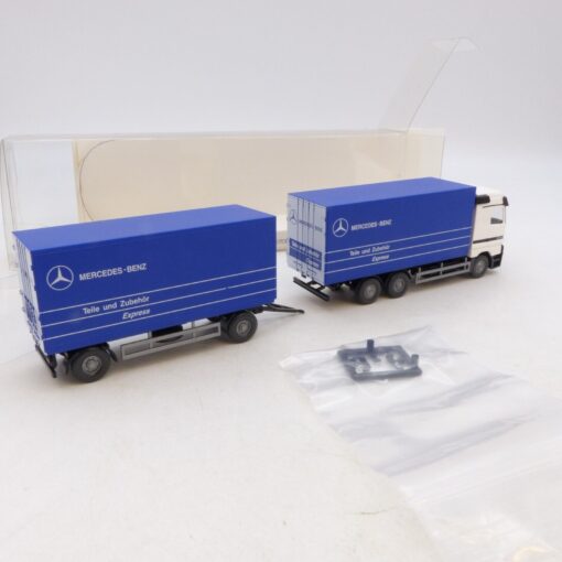 Wiking 1:87 Werbemodell MB Hängerzug Teile Zubehör Express in OVP RG4030 – Bild 3