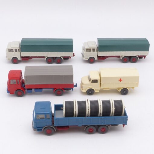 Wiking 1:87 diverse alte LKW Modelle im 5er Pack in Tüte siehe Bilder o. EX5764