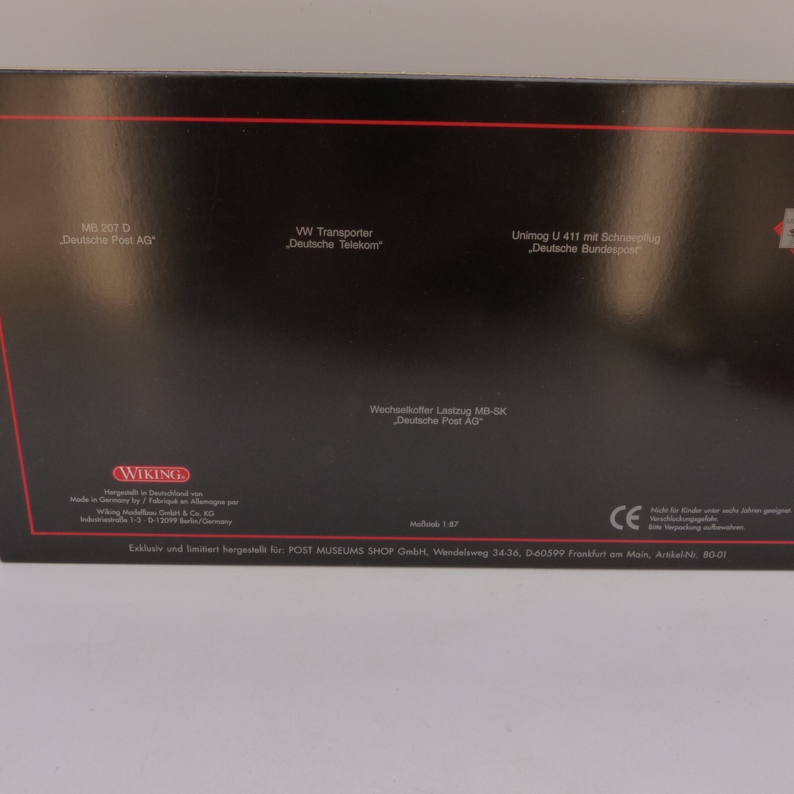 Wikink 1:87 PMS Set-Nr.: 80-01 Edition ´97 - 4 Fahrzeuge, in OVP EX258 – Bild 5