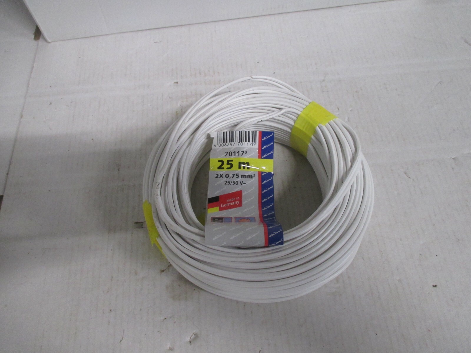 düwi 70117/0 25m Kabel Zwillingslitze 2 x o,75 mm/2 o.OVP WZ7335