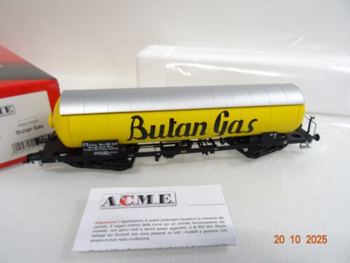 A.C.M.E. H0 40190 Druckgaskesselwagen Butan Gas der FS in OVP RR4238 – Bild 3