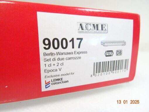 ACME H0 90017 Wagen-Set 2tlg. Berlin-Warsawa-Express in OVP LE8179 – Bild 3