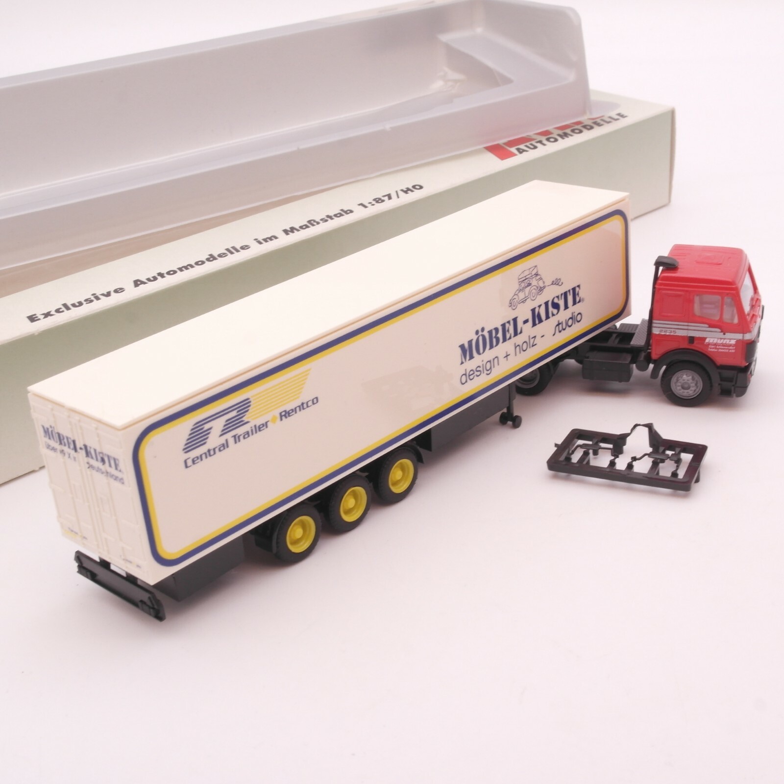 AMW 1:87 56112 Mercedes Benz Sattelzug Möbel-Kiste in OVP RT5000 – Bild 3