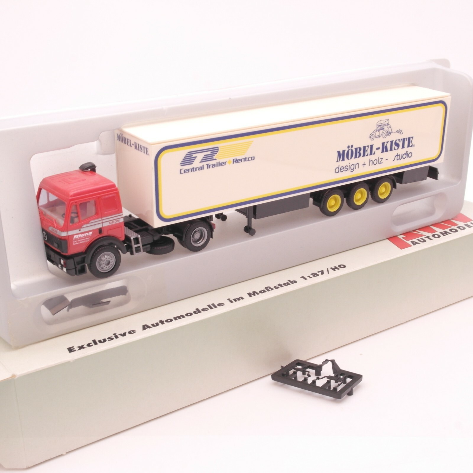 AMW 1:87 56112 Mercedes Benz Sattelzug Möbel-Kiste in OVP RT5000
