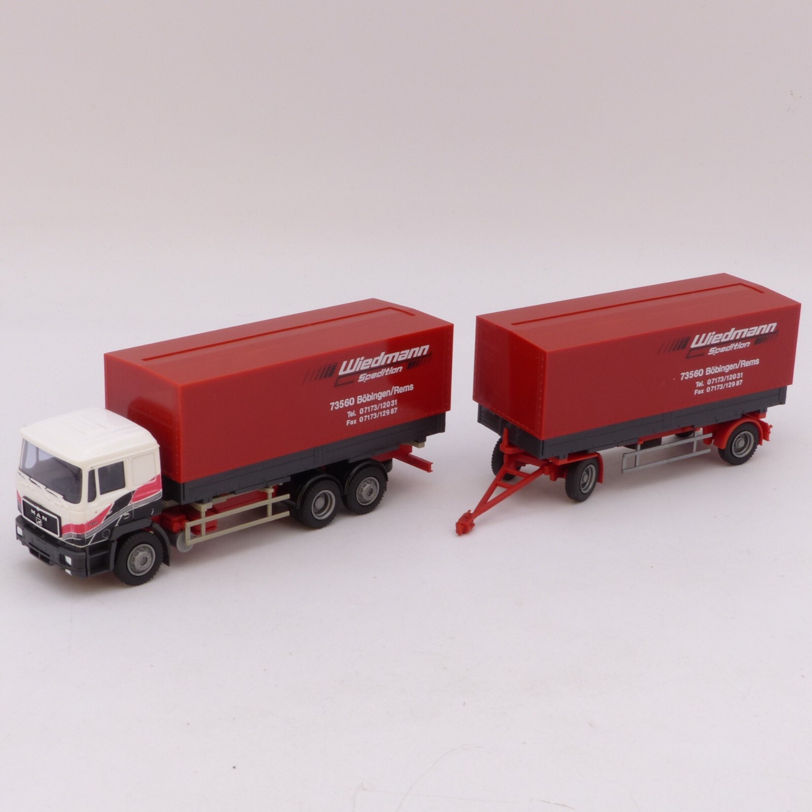 AMW / AWM 1:87 Nr.: 75842 MAN F90 Hängerzug Wiedmann, siehe Bilder o. EX216