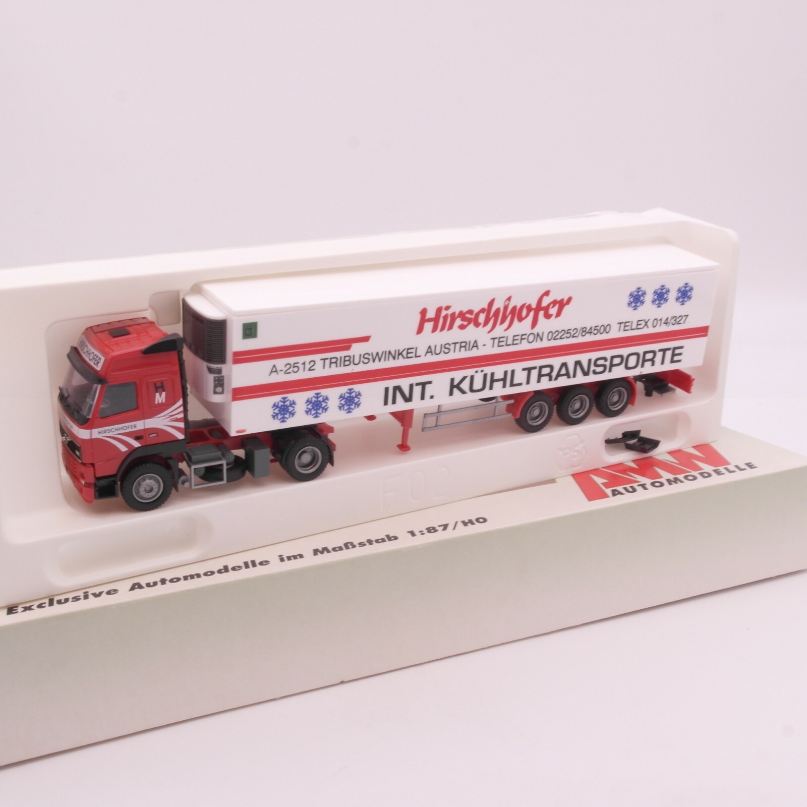 AWM 1:87 70507 Volvo FH Sattelzug Hirschhofer in OVP RT3567