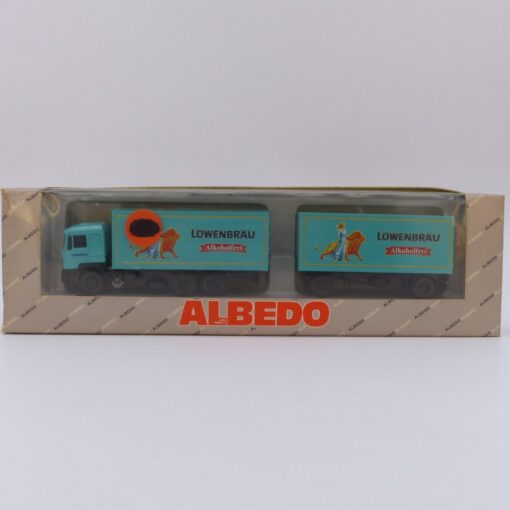 Albedo 1:87 200234 MAN F90 Hängerzug Löwenbräu in OVP EX3052 – Bild 4