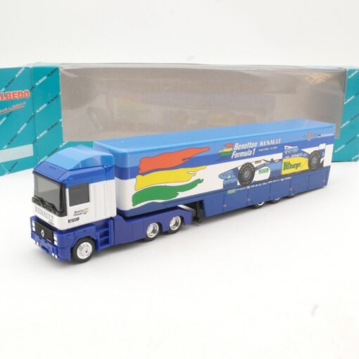 Albedo 1:87 220001 Renault AE Sattelzug Benetton Formula 1 in OVP QR8068